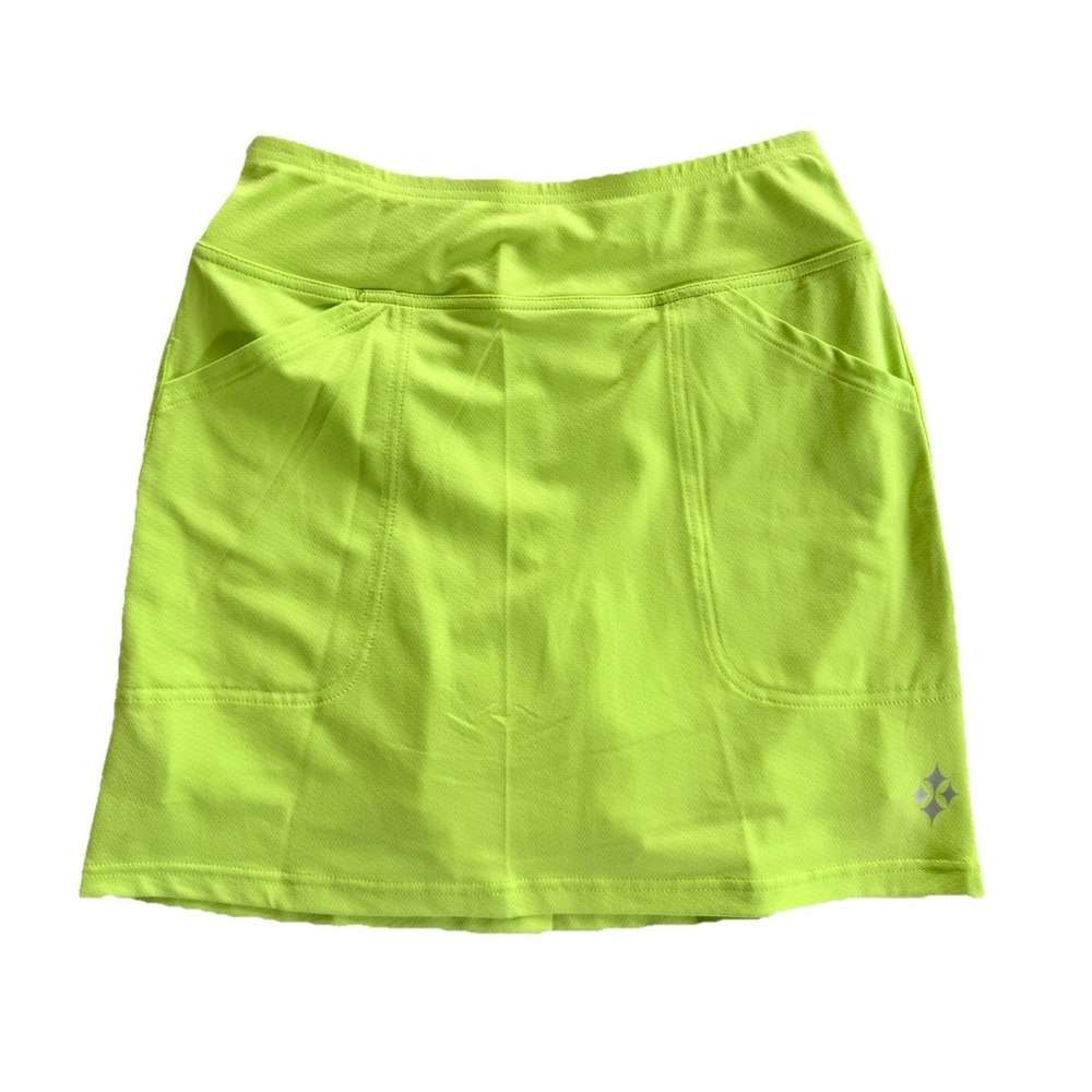 JoFit Neon Yellow Outdoor Active Skort Golf Pickleball Tennis Skirt size XS
